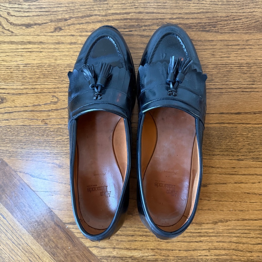 Allen Edmonds Black Tassel Loafers